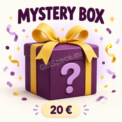 Mystery Box 20 € — лилава подаръчна кутия с изненада