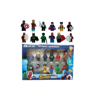 Комплект от 12 минифигурки тип LEGO – Спайдърмен и герои от Marvel