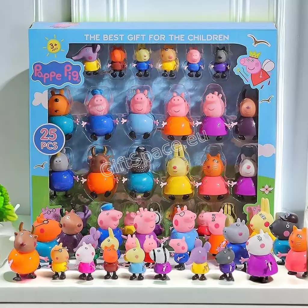 Комплект от 25 фигурки Peppa Pig
