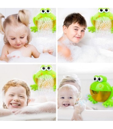 Зелена музикална жаба Bubble Frog за балончета в банята