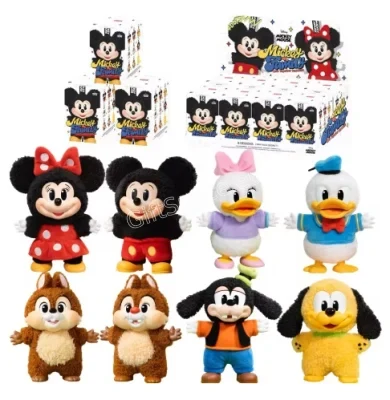 Плюшен ключодържател Pop Mart Mickey Mouse & Family