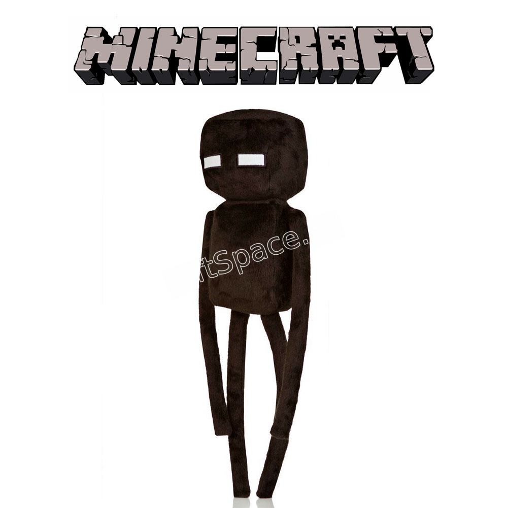 Плюшена играчка Enderman от Minecraft, 30 см