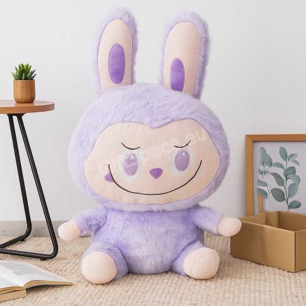 Плюшена играчка Labubu с големи уши и характерна усмивка