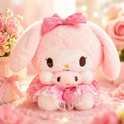 Плюшена играчка My Melody с рокля и малка играчка, 30 см