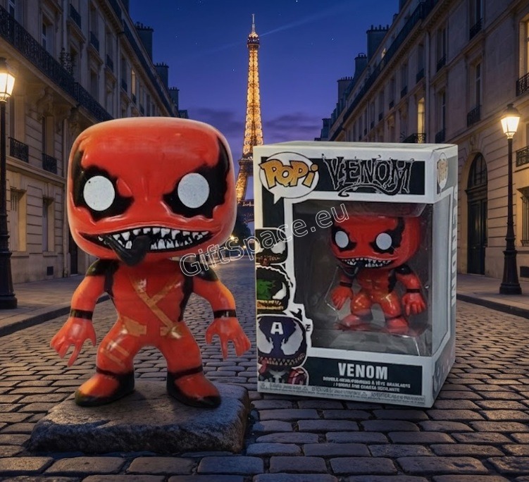 Фигурка Venompool в червено-черен вариант