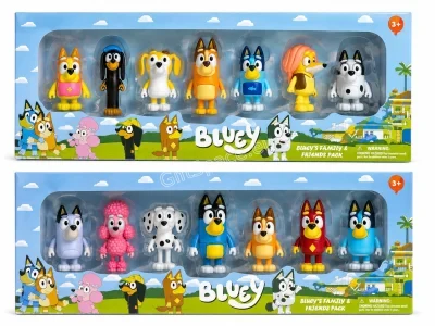 Комплект фигурки Блуи и Бинго с герои от Bluey