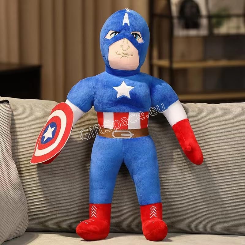 Плюшена играчка Капитан Америка със закрепен щит
