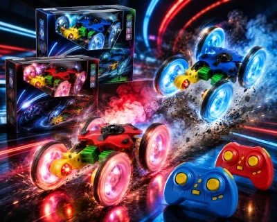 Каскадьорска количка Turbo Spinner с дистанционно управление