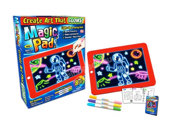 Светещ таблет за неонови рисунки Magic Sketch Pad