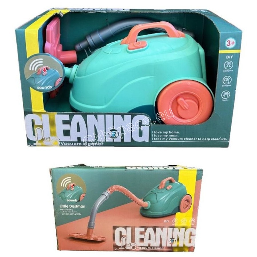 Детска прахосмукачка Cleaning Set със звукови ефекти и аксесоари