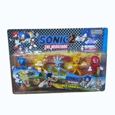 Комплект от 5 фигурки на герои от Sonic the Hedgehog