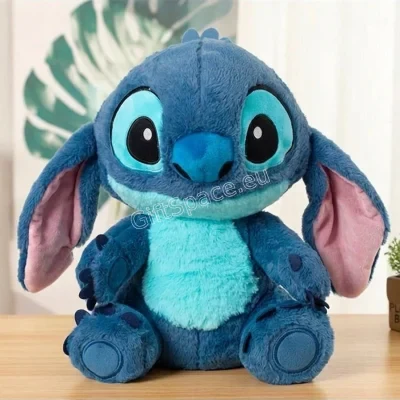Синя плюшена играчка Стич с височина 70 см