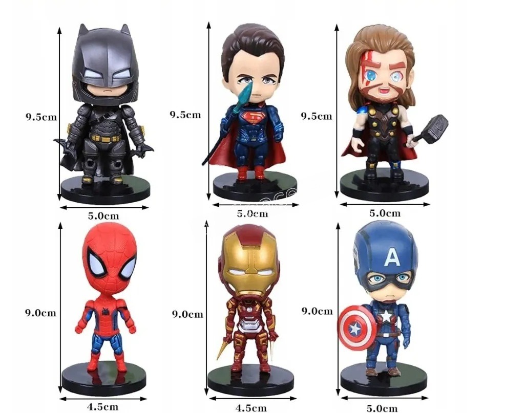 Комплект фигурки Avengers със Спайдърмен, Хълк и Железния човек