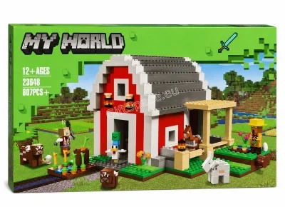 Конструктор Minecraft „Модерна къща на дърво“, 807 части
