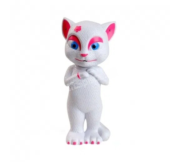 Интерактивна бяла котка Анджела Talking Angela