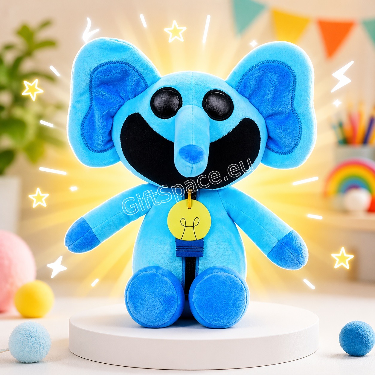 Плюшена играчка Bubba Bubbaphant от Smiling Critters, 30 см