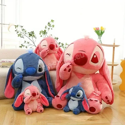 Плюшена играчка Стич или Ейнджъл с намигащо изражение