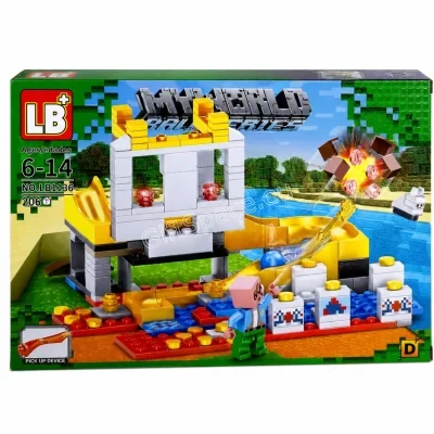 Конструктор Minecraft My World с 206 части