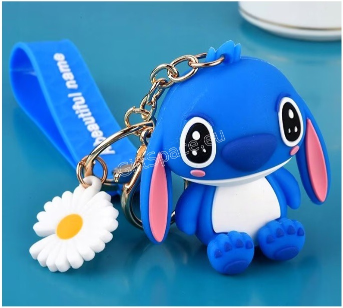 Ключодържател с фигурка на Stitch или Angel и каишка
