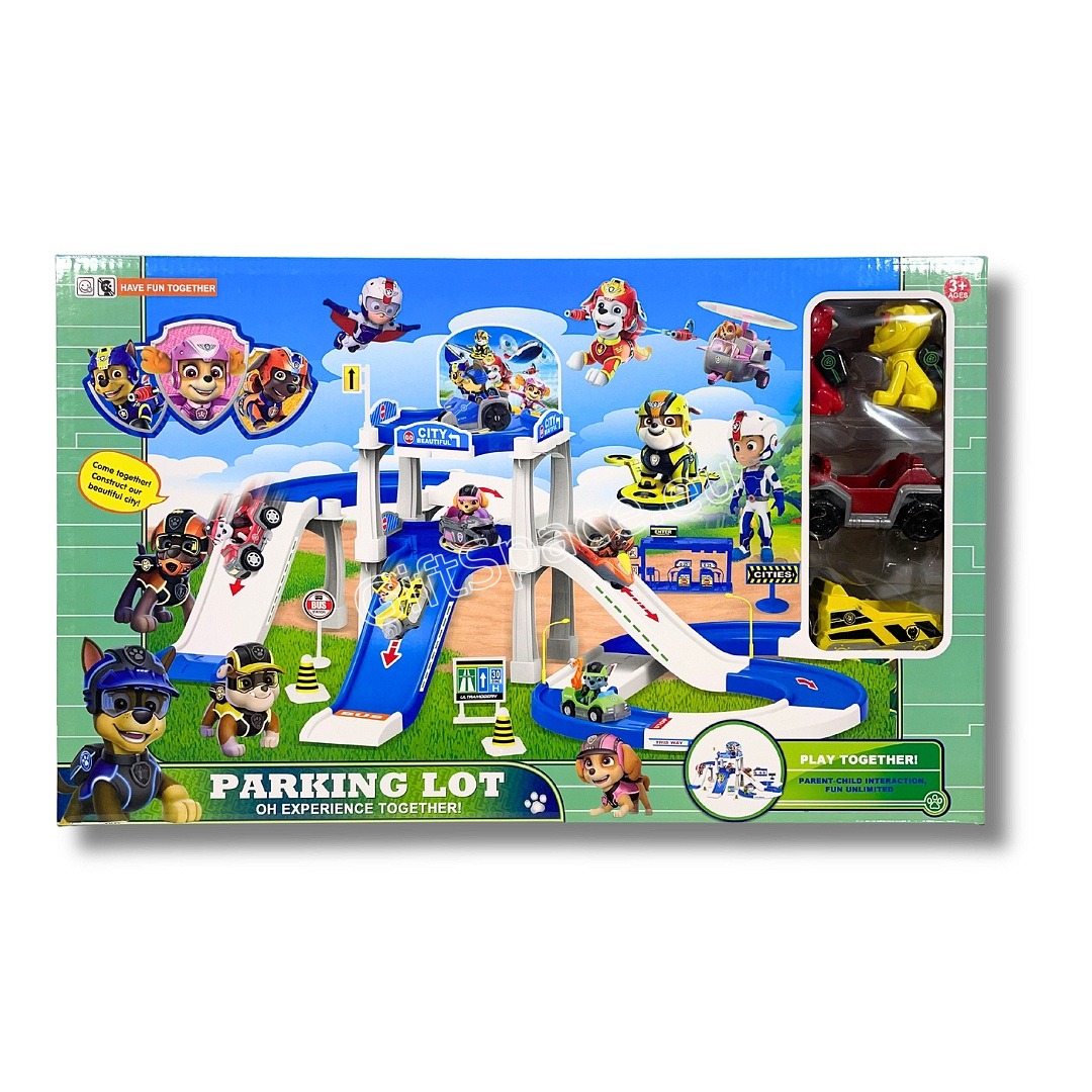 Интерактивен паркинг Paw Patrol с двуетажна писта