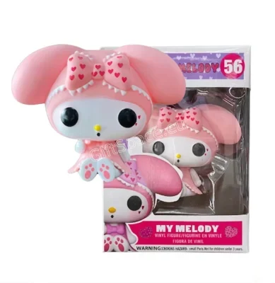 Колекционерска фигурка My Melody от Sanrio в розово и бяло
