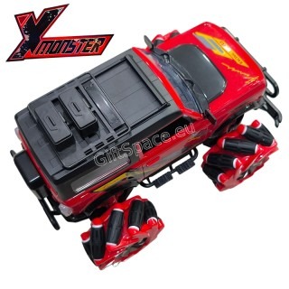 Радиоуправляем офроуд джип X-Monster 4x4 с LED светлини