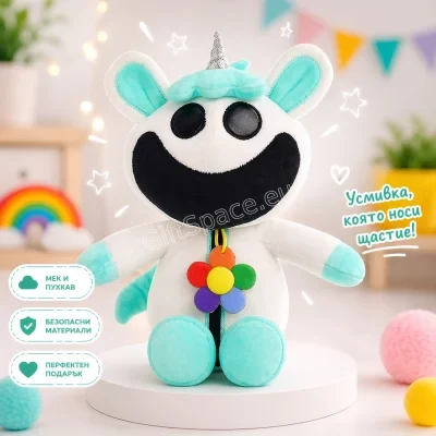 Плюшена играчка CraftyCorn от Smiling Critters, 30 см