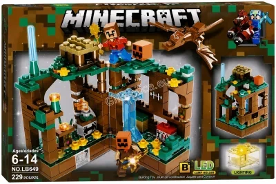 Конструктор Minecraft My World „Мистичната пещера“, 229 части