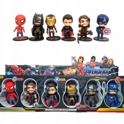 Комплект фигурки Avengers със Спайдърмен, Хълк и Железния човек