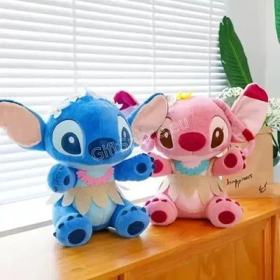 Плюшена играчка Stitch или Angel Hawaii с цветен акцент