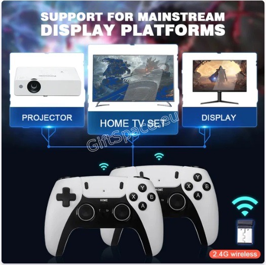 Ретро конзола Game Stick с два безжични контролера