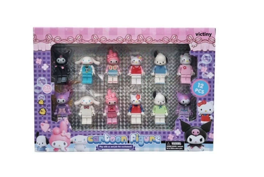 Комплект от 12 фигурки Hello Kitty & Friends