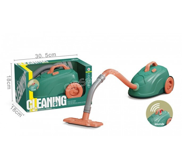 Детска прахосмукачка Cleaning Set със звукови ефекти и аксесоари