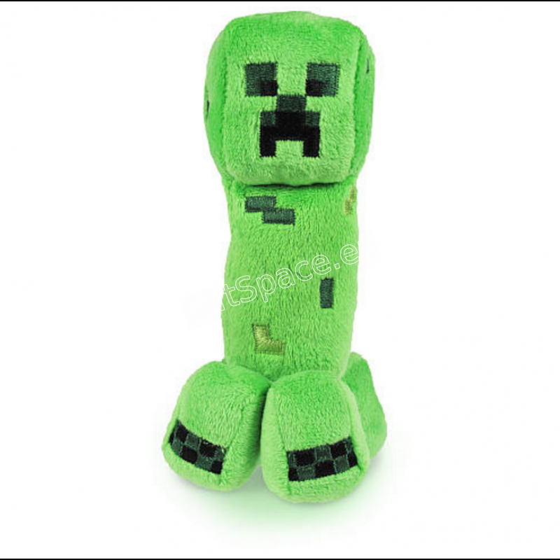 Плюшена играчка Creeper от Minecraft, висока 25 см