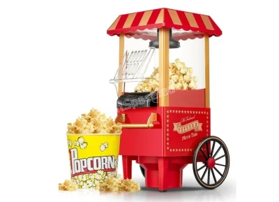 Ретро машина за пуканки Cinema Classics в червено и черно