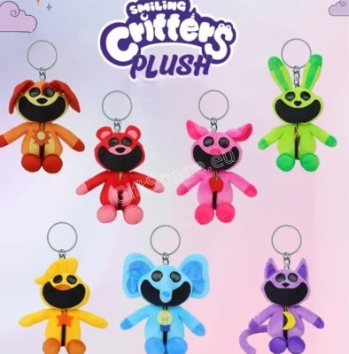Комплект от три плюшени ключодържателя Smiling Critters