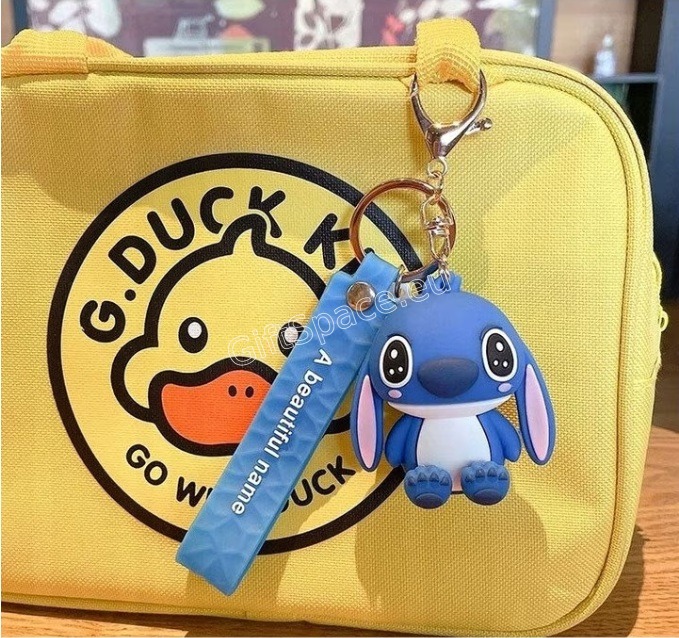Ключодържател с фигурка на Stitch или Angel и каишка