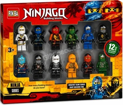 Комплект от 12 фигурки Ninjago с оръжия
