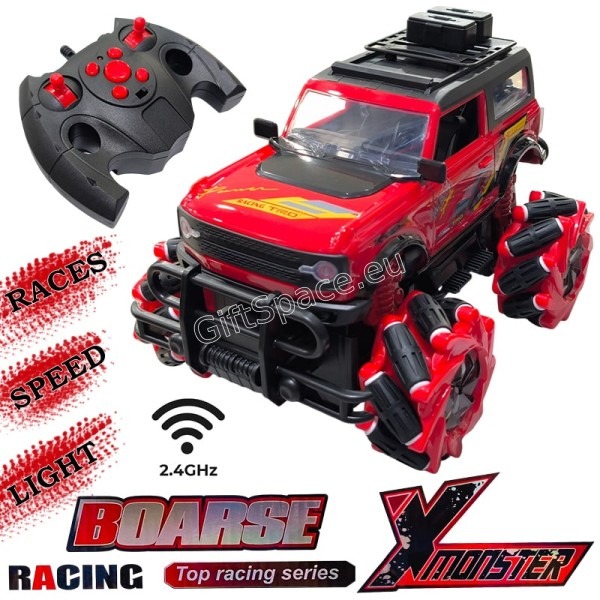Радиоуправляем офроуд джип X-Monster 4x4 с LED светлини