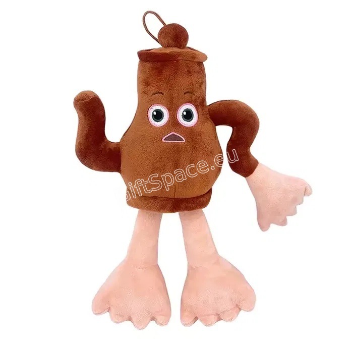 Плюшена играчка Moka Moka във формата на кафеварка с крака