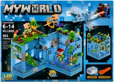 Конструктор Minecraft My World „Мега крепост“ с 503 части