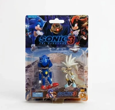 Фигурки Metal Sonic и Silver the Hedgehog, комплект от две