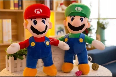 Плюшени играчки Super Mario и Luigi с височина 30 см