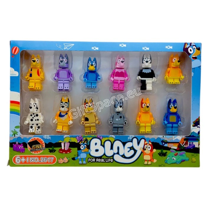 Комплект от 12 фигурки на герои от Bluey