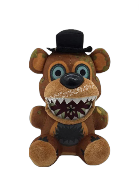 Плюшена играчка Майк Шмид от Five Nights at Freddy’s със синя униформа