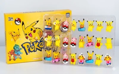 Адвент календар Pokémon с фигурки на Пикачу и други покемони