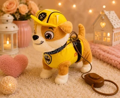Интерактивно кученце Ръбъл от Paw Patrol с дистанционно