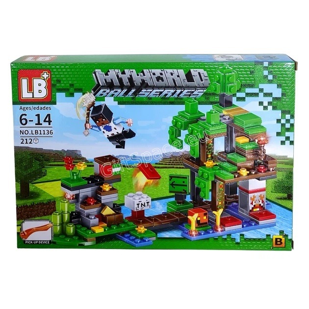 Конструктор Minecraft My World с 212 части