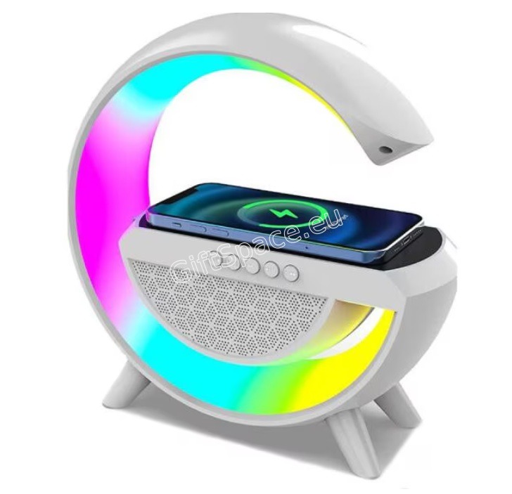 Бяла смарт LED лампа G-Series с Bluetooth високоговорител
