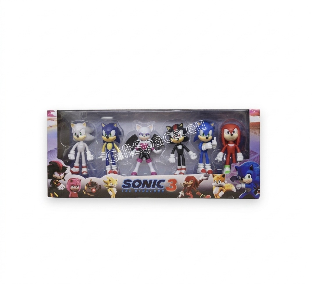Комплект от шест фигурки Sonic the Hedgehog